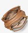 Michael Kors  Lillie Large Shoulder Tote acorn & gold colored hardware