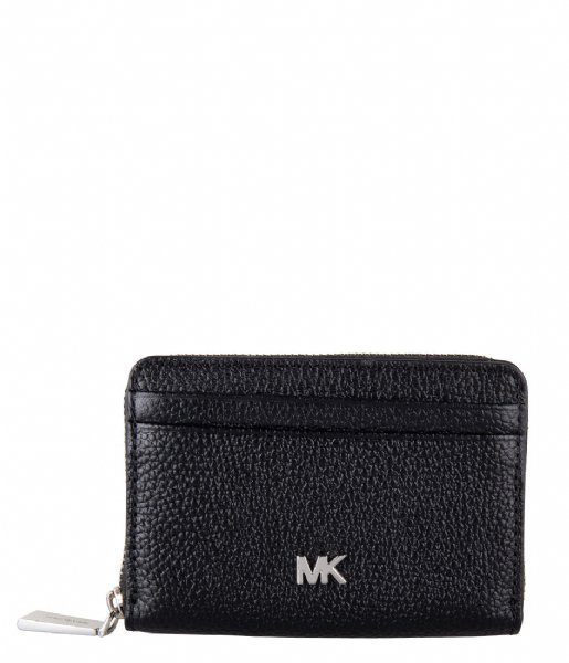 Michael Kors  Coin Card Case black & silver colored hardware
