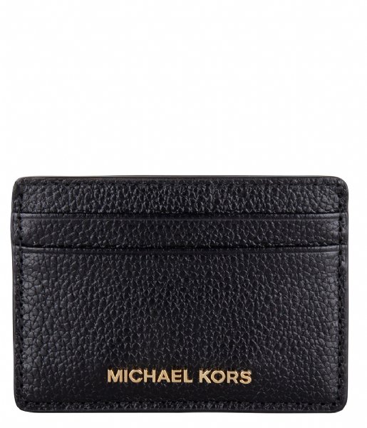 Michael Kors  Jet Set Cardholder black & gold hardware