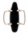 Michael Kors  Bedford Medium Top Zip Pocket Tote black & silver colored hardware