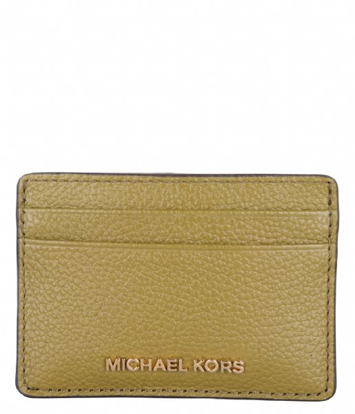 Michael Kors  Card Holder pistachio & gold colored hardware