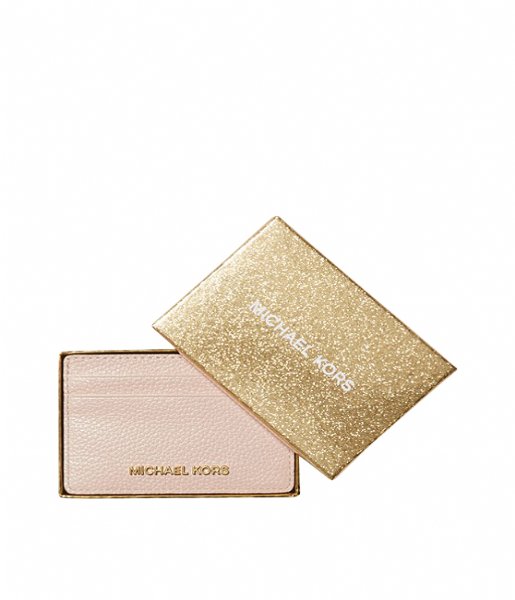 Michael Kors  Card Holder soft pink & gold hardware