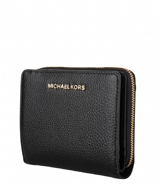 Michael Kors  Jet Set Medium Za Snap Wallet Black (1)