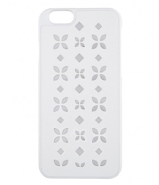 Michael Kors  iPhone 6 Cover Flora white silver