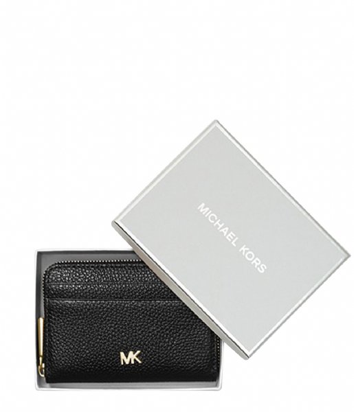 Michael Kors  Mott Coin Card Case black & gold hardware