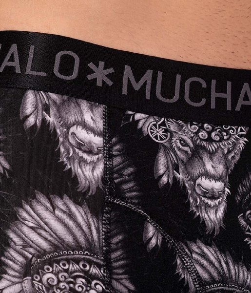 Muchachomalo  2-Pack Short Print Solid Print/Black