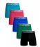 MuchachomaloLight Cotton Solid 5-Pack Blue Red Blue Green Black