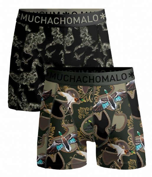 Muchachomalo  2-Pack Shorts Man Duck Print/Green