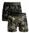 Muchachomalo  2-Pack Shorts Man Duck Print/Green