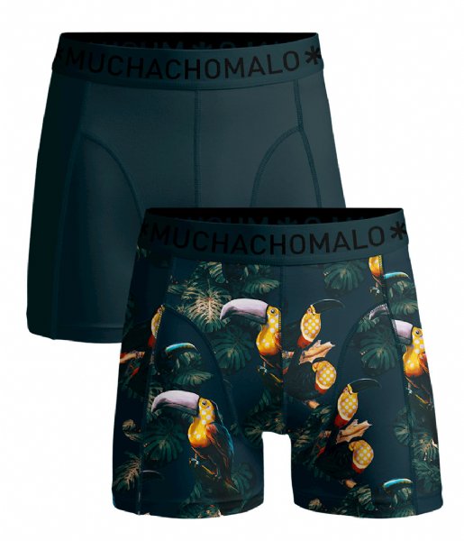 Muchachomalo  2-pack shorts Costa Rica Spain Print Blue (01)