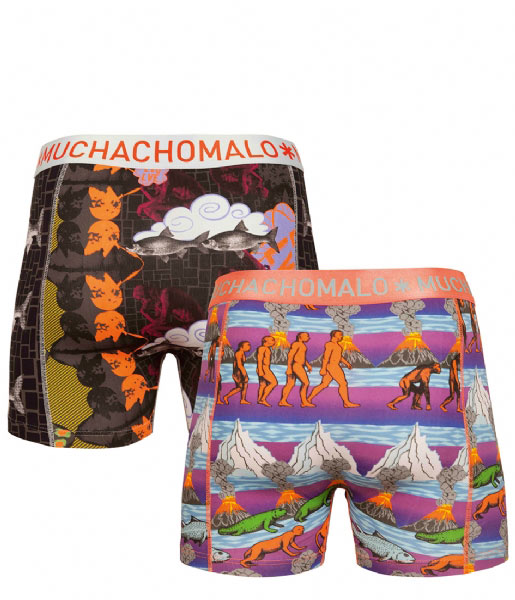 Muchachomalo  2-Pack Boxershorts Evolve print evolve