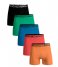 Muchachomalo  Light Cotton Solid 5-Pack Black Green Blue Coral Light Coral