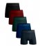 Muchachomalo  Light Cotton Solid 5-Pack Blue Blue Green Red Black