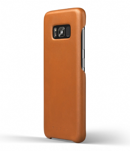 Mujjo  Leather Case Galaxy S8 saddle tan