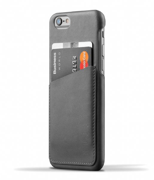 Mujjo  Leather Wallet Case iPhone 6s gray
