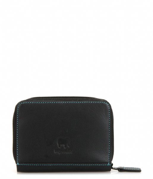 Mywalit  Zip Around Fan Creditcard Holder Black Pace (4)