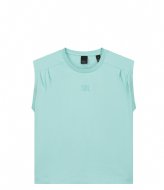 NIK&NIK Pleat T-Shirt Ocean Mint (7210)