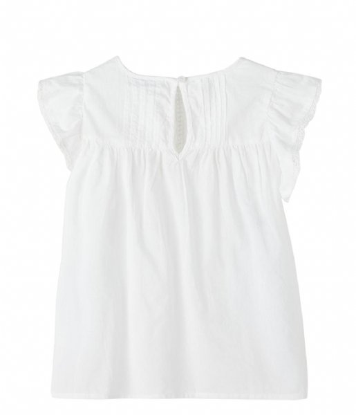 Name It  Fastina Short Sleeve Top Bright White