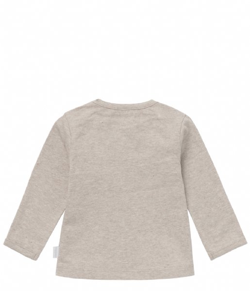 Noppies  Tee Long Sleeve Hester Text Taupe Melange (P757)
