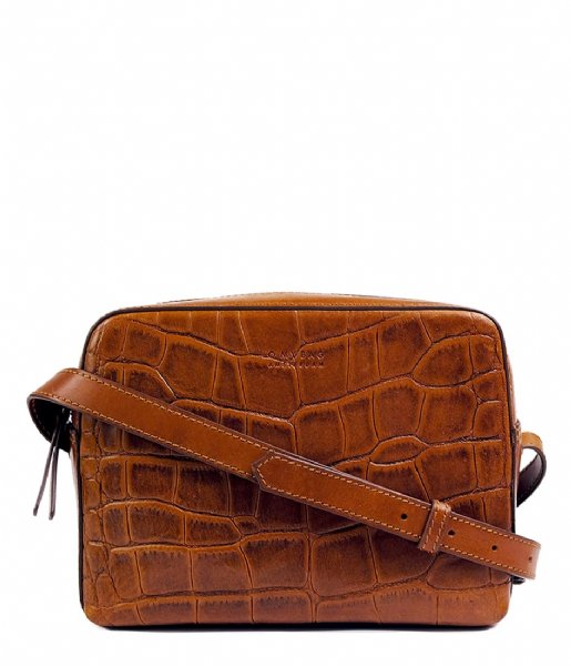 O My Bag  Sue Croco Cognac Croco Classic Leather
