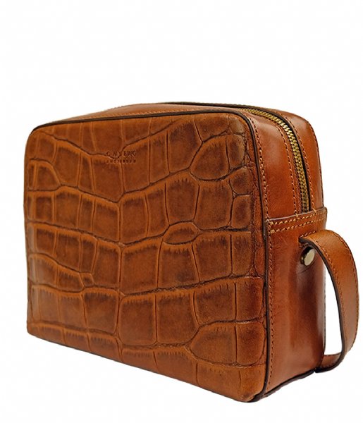 O My Bag  Sue Croco Cognac Croco Classic Leather