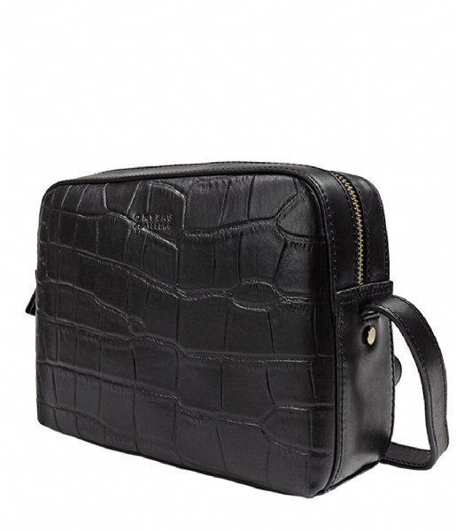O My Bag  Sue Croco Zwart Croco Classic Leather