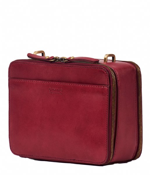 O My Bag  Bee's Box Bag Ruby Classic Leather