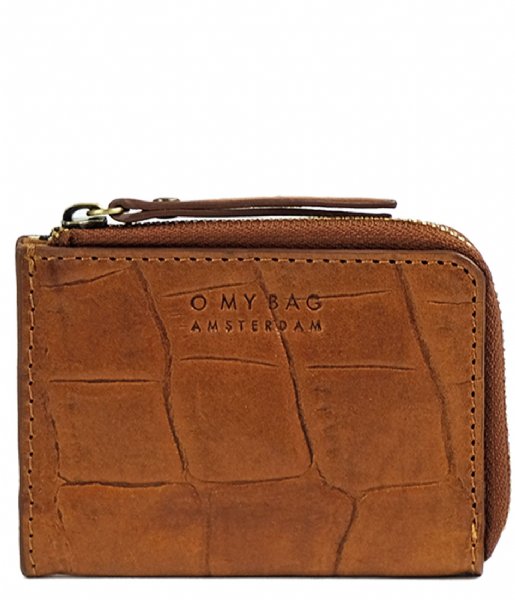 O My Bag  Coco Coin Purse Croco Cognac Croco Classic Leather