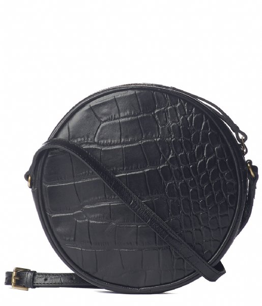 O My Bag  Luna Bag black croco classic