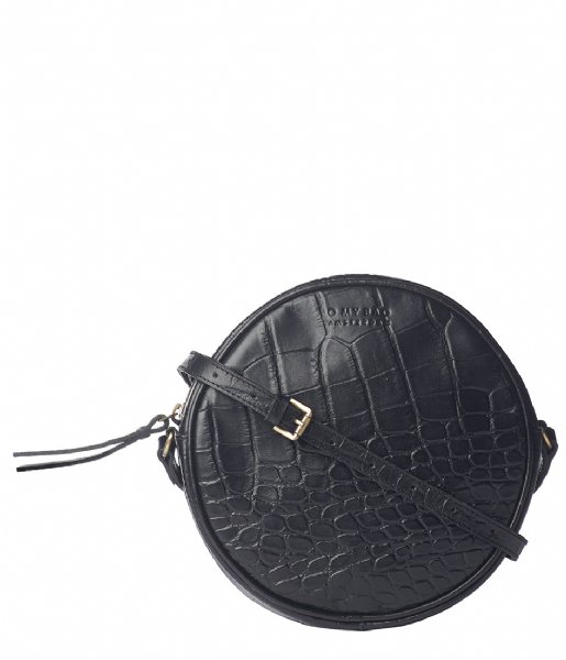 O My Bag  Luna Bag black croco classic