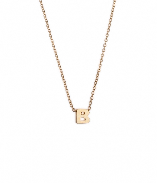 Orelia  Necklace initial B Gold plated (ORE26344)