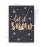 Orelia  Let it snow Giftcard silver plated (22380)