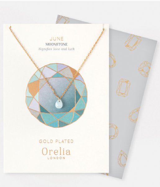 Orelia  June Birthstone Gift Envelope moonstone (23162)