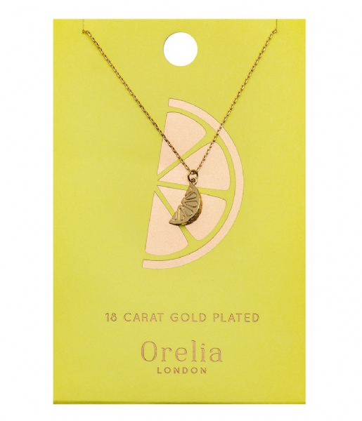 Orelia  Lemon Ditsy Necklace pale gold (ORE21324)