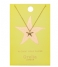 Orelia  Starfish Ditsy Necklace pale gold