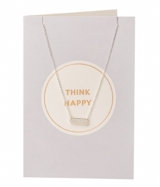 Orelia  Think Happy Giftcard silver plated (21117)