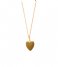 Orelia  Love Heart Gift Pouch pale gold plated (ORE25168)