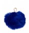 Pauls Boutique  Large Fur Pom Trinkets electric blue