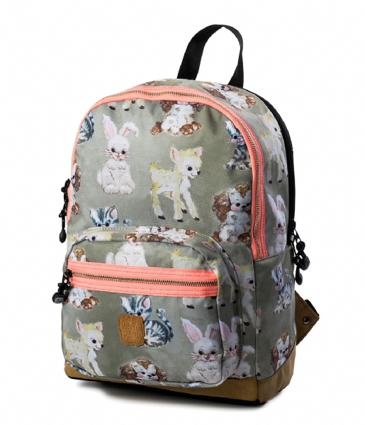 Pick & Pack  Cute Animals Backpack 13 Inch beige multi (89)