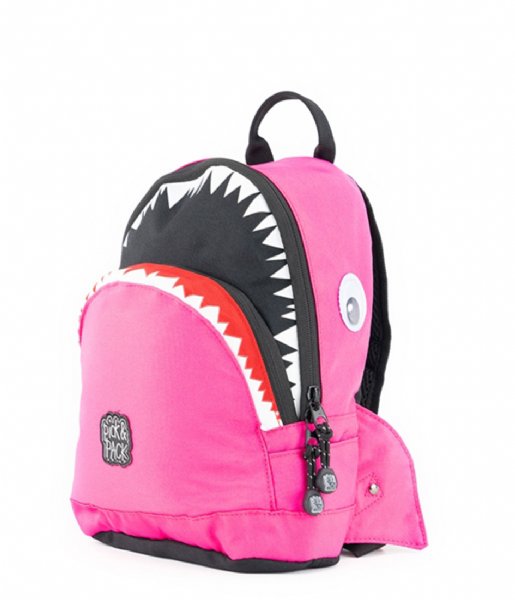 Pick & Pack  Backpack Shark Shape fuchsia (49)