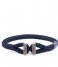 Pig and Hen  Icy Ike Bracelet navy silver (063000)