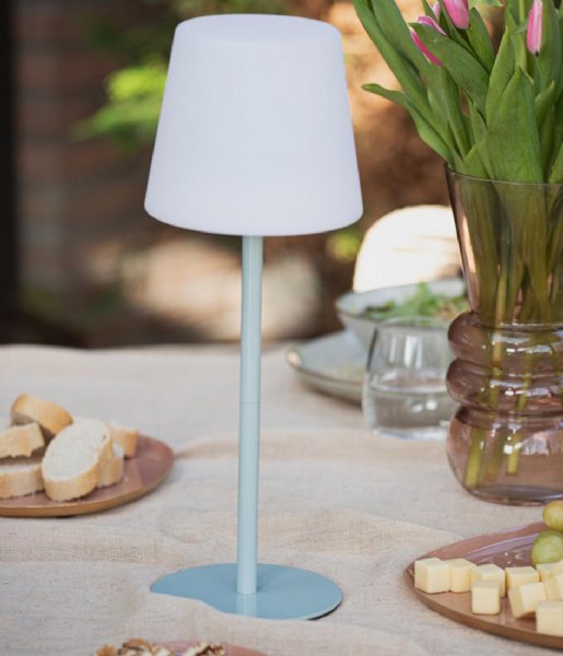 Leitmotiv Bordlampe Table Lamp Outdoors Soft Blue (LM2069LB)