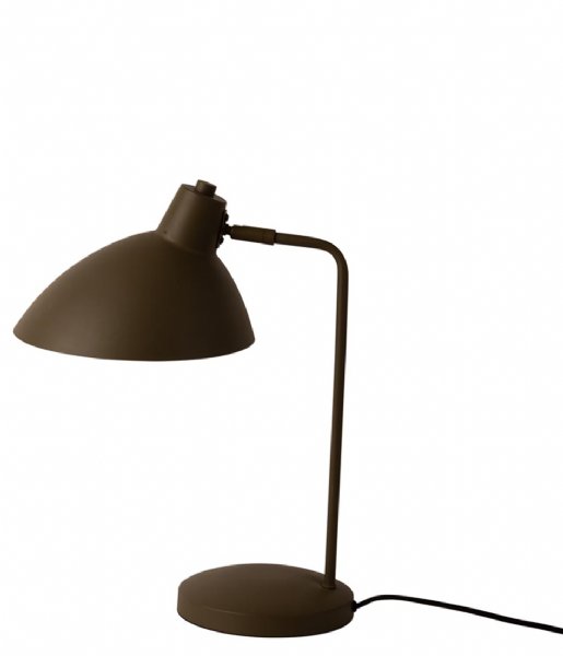 Leitmotiv Bordlampe Table Lamp Casque Iron Moss Green (LM2108MG)