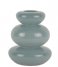 Present Time  Vase Bubbles Glass Small Soft Blue (PT3965LB)