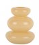 Present Time  Vase Bubbles Glass Small Soft yellow (PT3965LY)