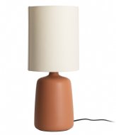 Leitmotiv Table Lamp Alma Straight Large Caramel Brown (LM2166BR)