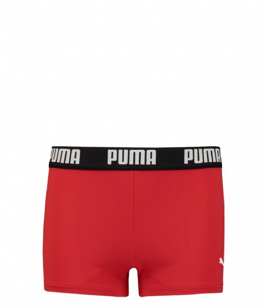 Puma  Swim Boys Logo Swim Trunk 1P Red (003)