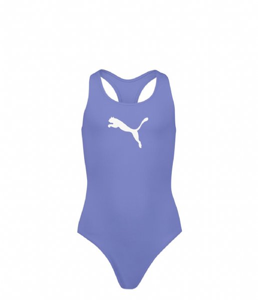 Puma  Swim Girls Racerback Swimsuit 1P Purple Magic (007)