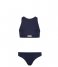 PumaSwim Girls Racerback Bikini Set 1P Navy (002)