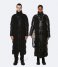 Rains  Extra Long Puffer Coat Velvet Black (29)
